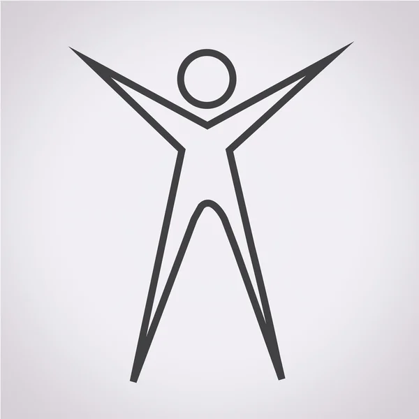 Personnes signent icône — Image vectorielle
