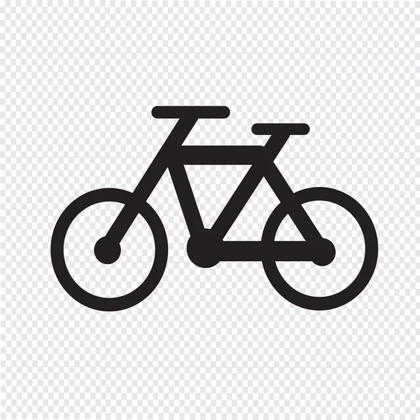 Bicicleta ícone vetor ilustração — Vetor de Stock