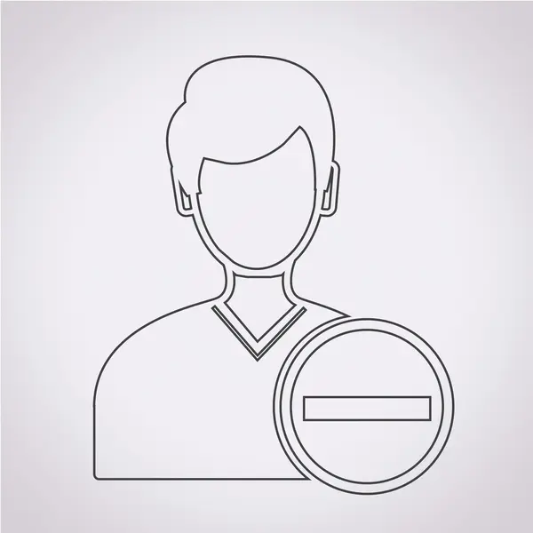 Icono del hombre de negocios — Vector de stock