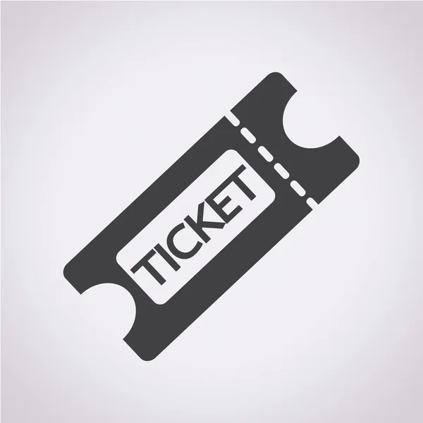 Icono de ticket vector ilustración — Archivo Imágenes Vectoriales