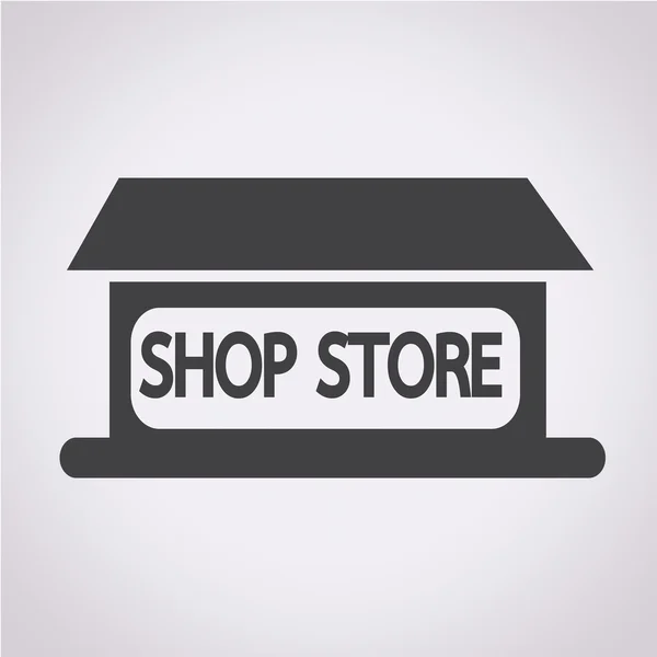 Boutique icône de magasin — Image vectorielle