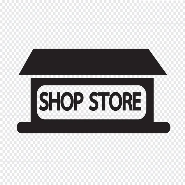 Shop obchod ikona — Stockový vektor