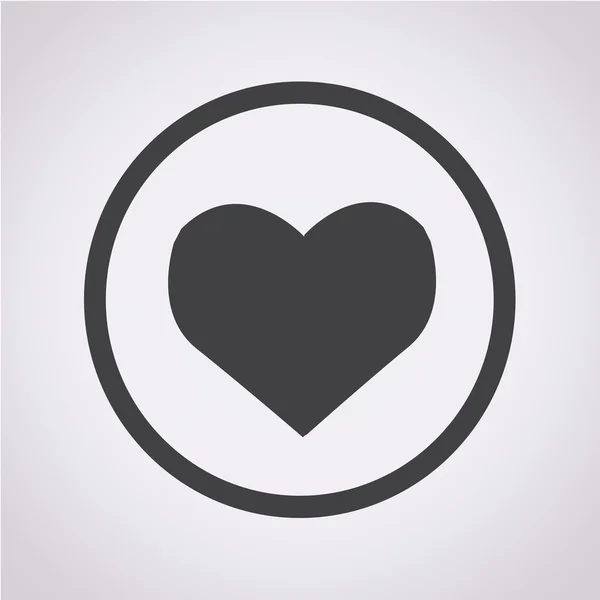 Heart Icon vector illustration — Stock Vector