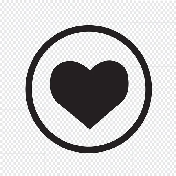 Heart Icon vector illustration — Stock Vector