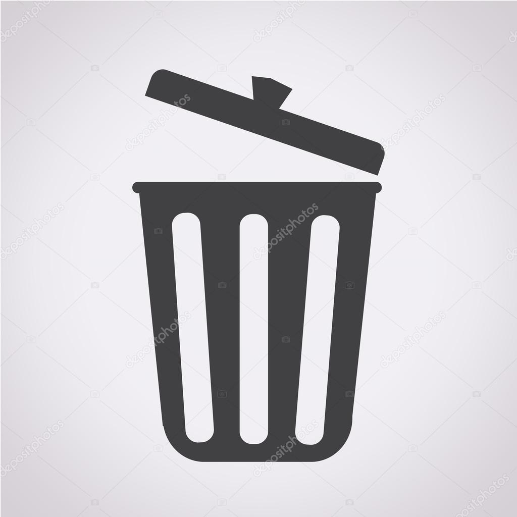 Trash icon vector illustration