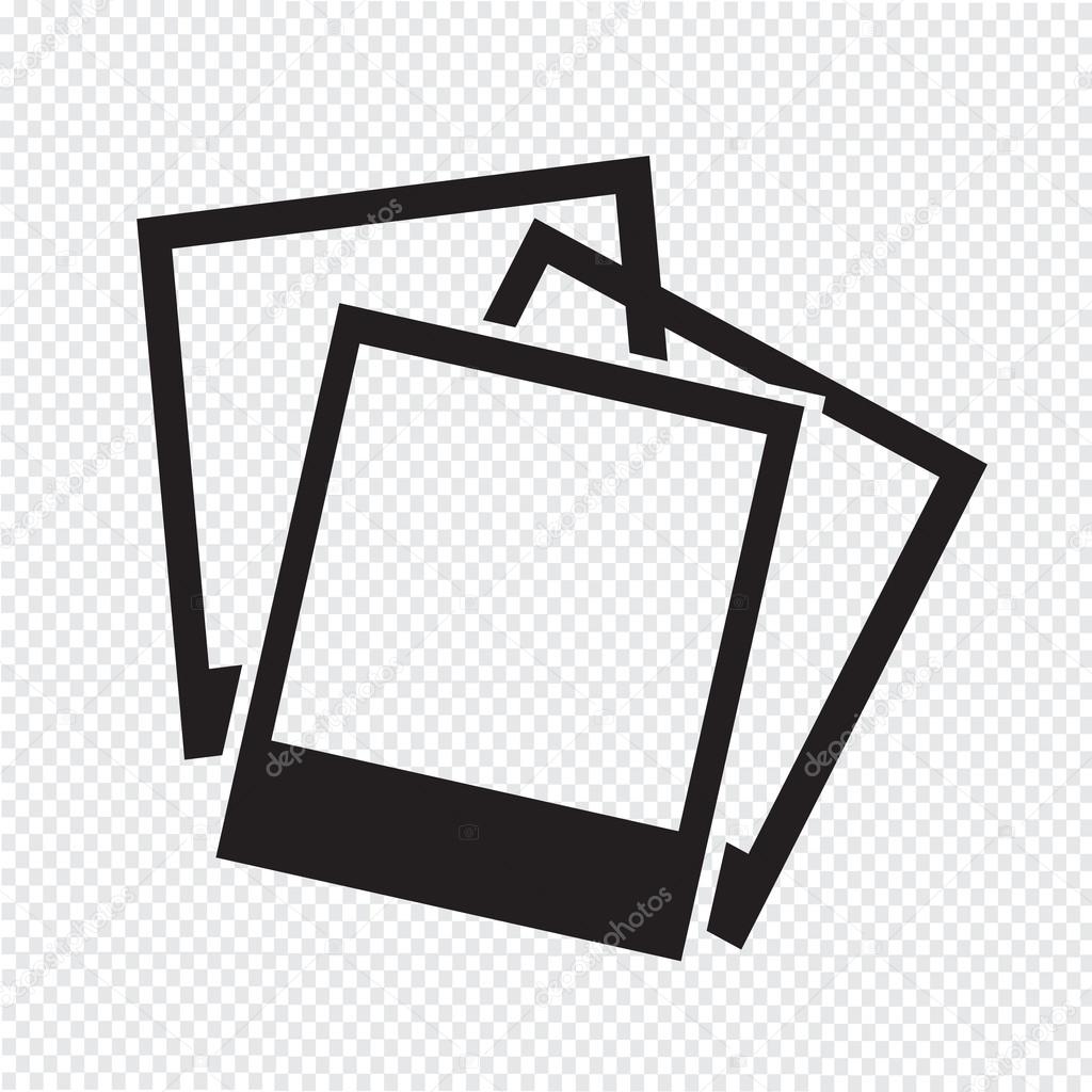 Photos Icon vector illustration