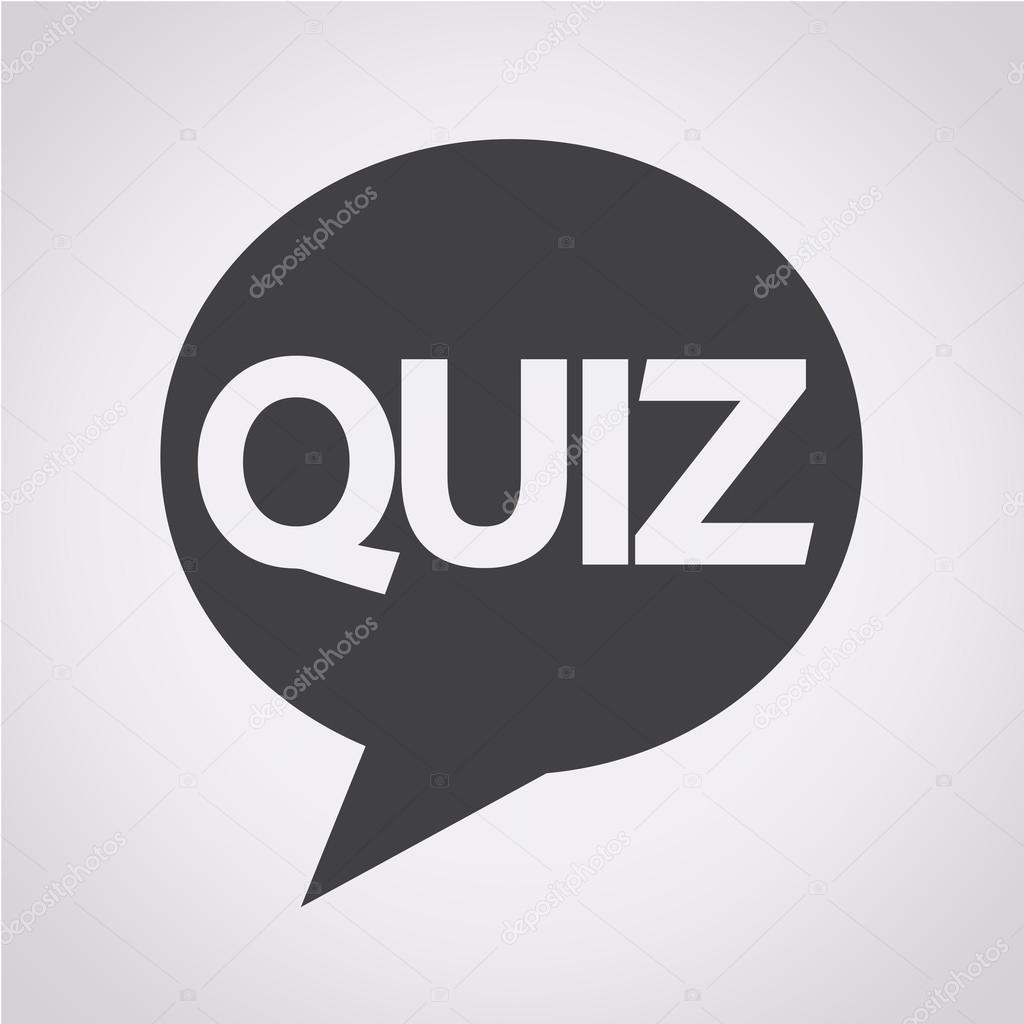 Quiz speech bubble icon