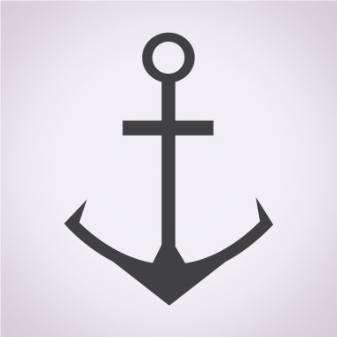 çapa simgesi vektör illüstrasyonu