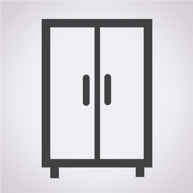 Kostüm simgesi vektör illüstrasyonu