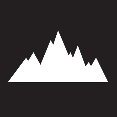 dağ ikonu vektör illüstrasyonu