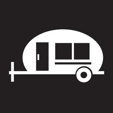 römork, rekreasyon araç simgesini