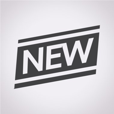 yeni simge vektör illüstrasyonu