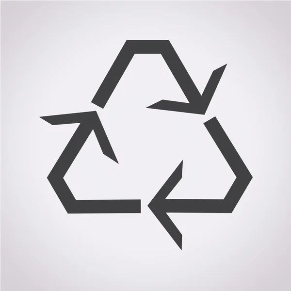 Reciclar icono vector ilustración — Vector de stock