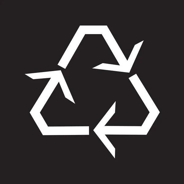 Recycler illustration vectorielle icône — Image vectorielle