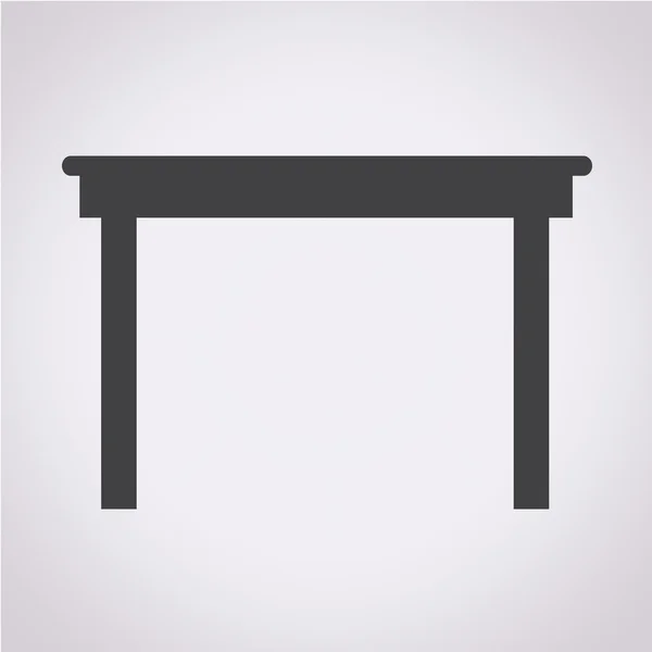 Table Icon vector illustration — Stock Vector