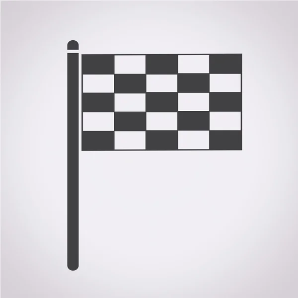 Bandiera icona vettoriale illustrazione — Vettoriale Stock