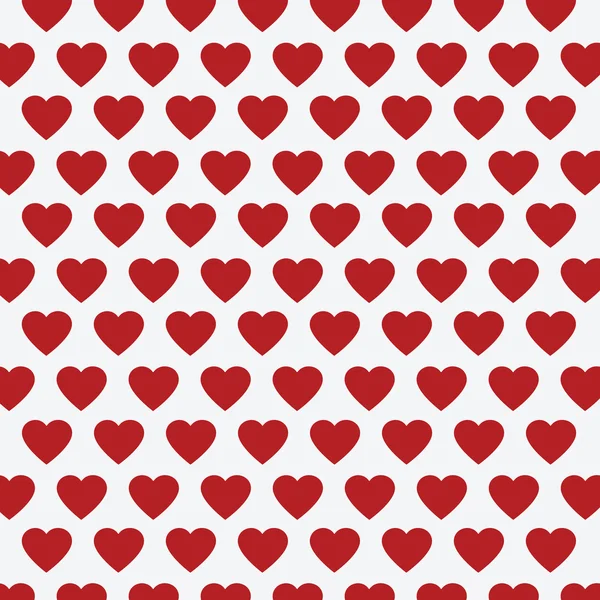 Vector corazón San Valentín patrón de fondo — Vector de stock