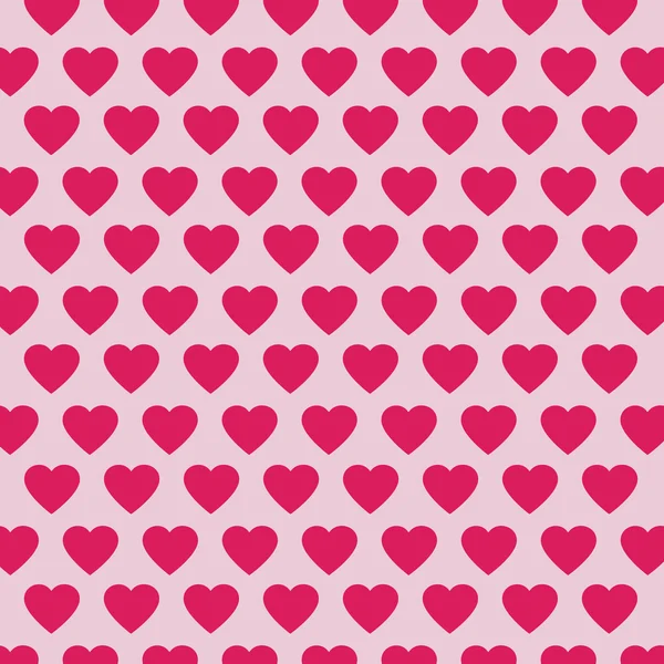 Vector heart Valentines day pattern background — Stock Vector