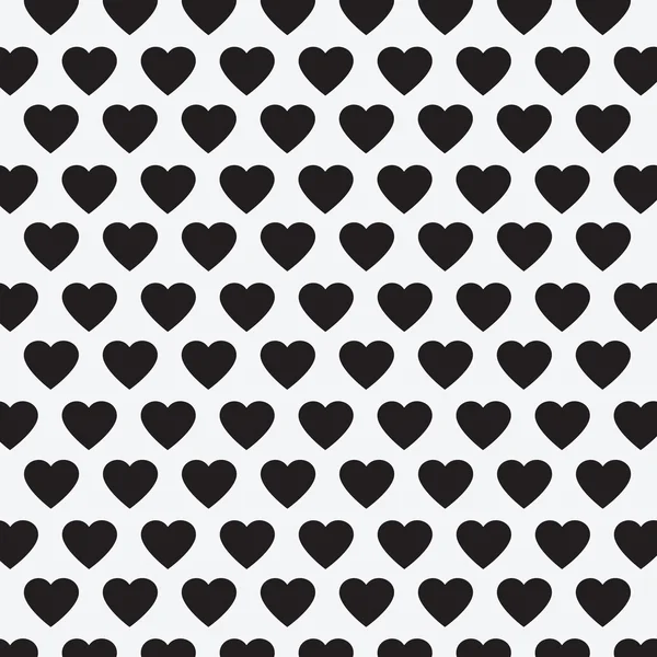 Vector heart Valentines day pattern background — Stock Vector
