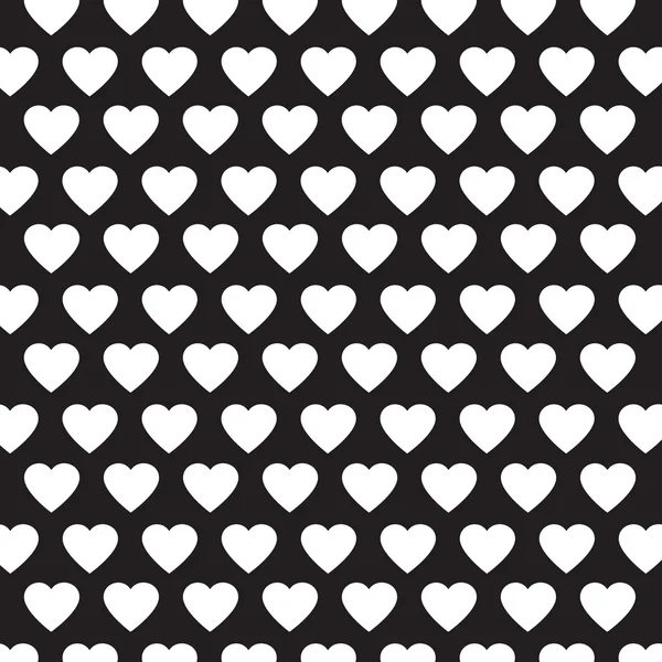 Vector heart Valentines day pattern background — Stock Vector