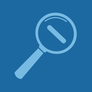 Vınlamak içinde ve vınlamak simgesi, büyüteç simgesini