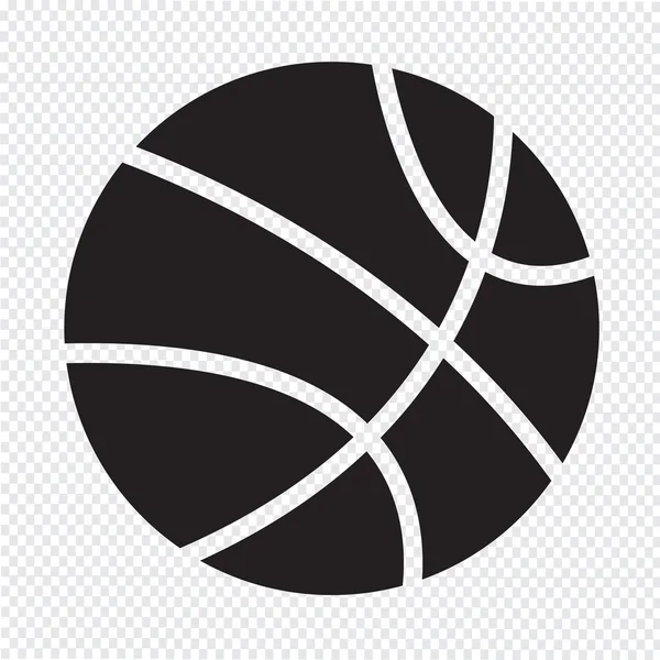 Icône de basket illustration vectorielle — Image vectorielle