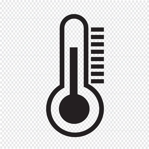 Illustration vectorielle d'icône de thermomètre — Image vectorielle