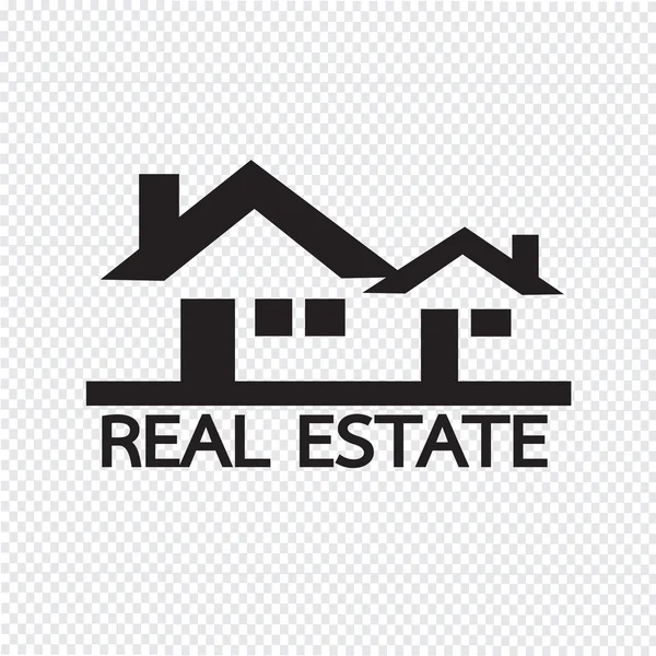 Real estate design icon — Stock Vector