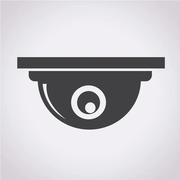 Иконка камеры видеонаблюдения — стоковый вектор