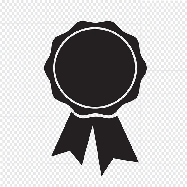 Odznaka wstążki ikona — Wektor stockowy