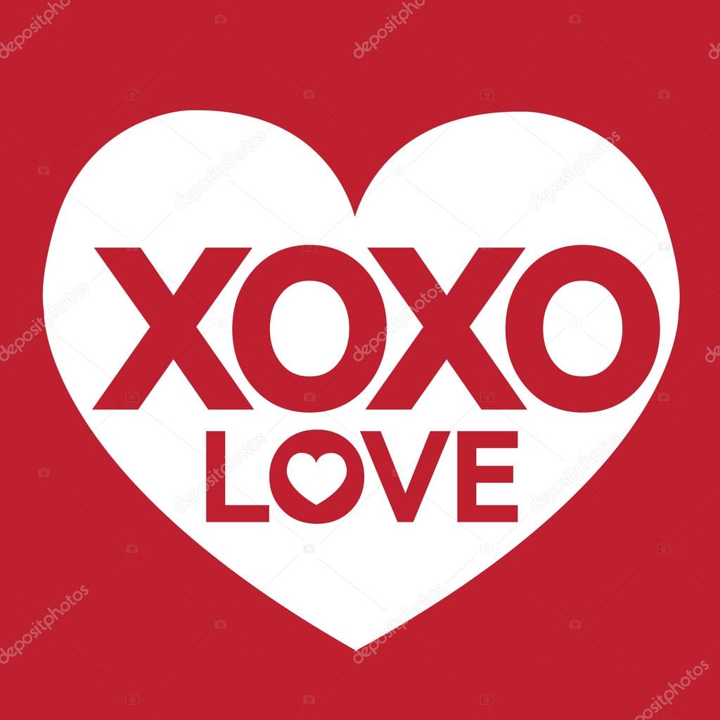 I Love You Xoxo ,Xoxo , I Love You , XO OX Love You — Stock Vector © porjai 71590719