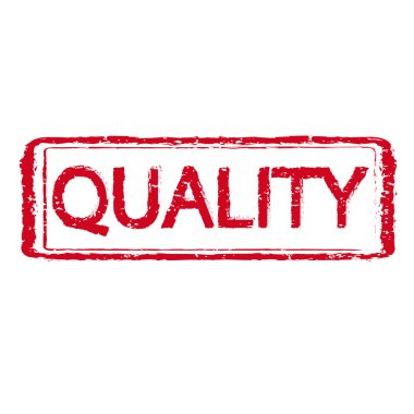 Kalite damgası metin illüstrasyon