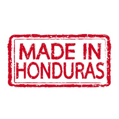Honduras damga metni çizimde yapılan