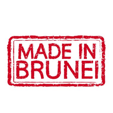 Brunei damga metni illüstrasyon yaptı