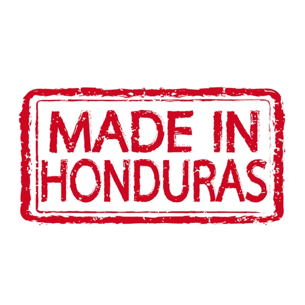 Hecho en HONDURAS Sello Texto Ilustración — Vector de stock