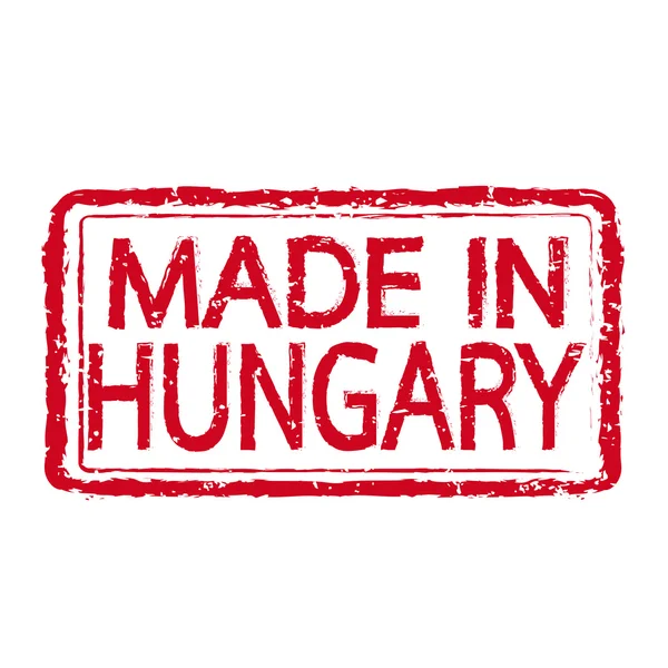 Made in HUNGARY stamp text Illustration — Stock Vector