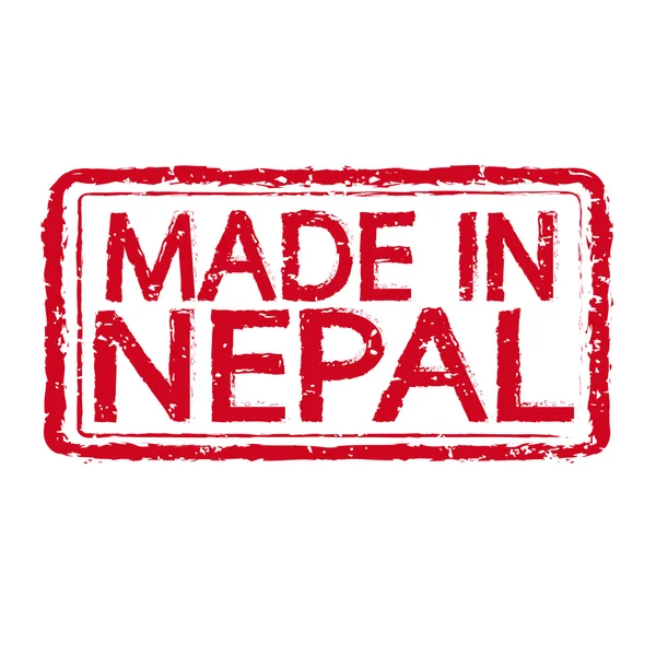 Made in NEPAL timbro testo Illustrazione — Vettoriale Stock