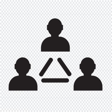 Kullanıcı simgesi, insan kaynakları ve iş kişi tasarım