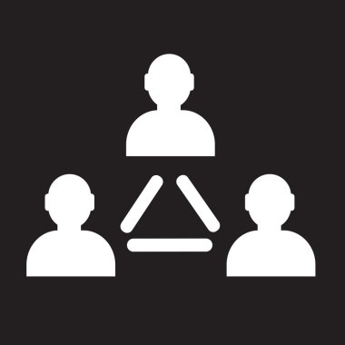 Kullanıcı simgesi, insan kaynakları ve iş kişi tasarım