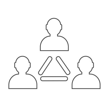 Kullanıcı simgesi, insan kaynakları ve iş kişi tasarım