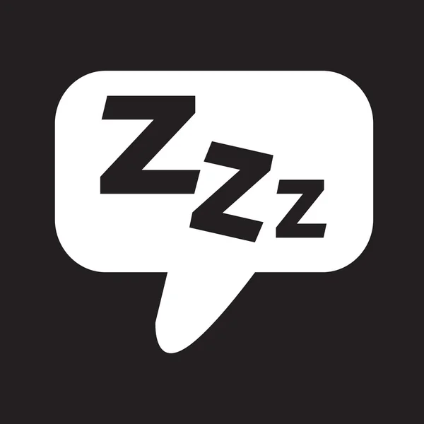 Illustration de l'icône du sommeil — Image vectorielle