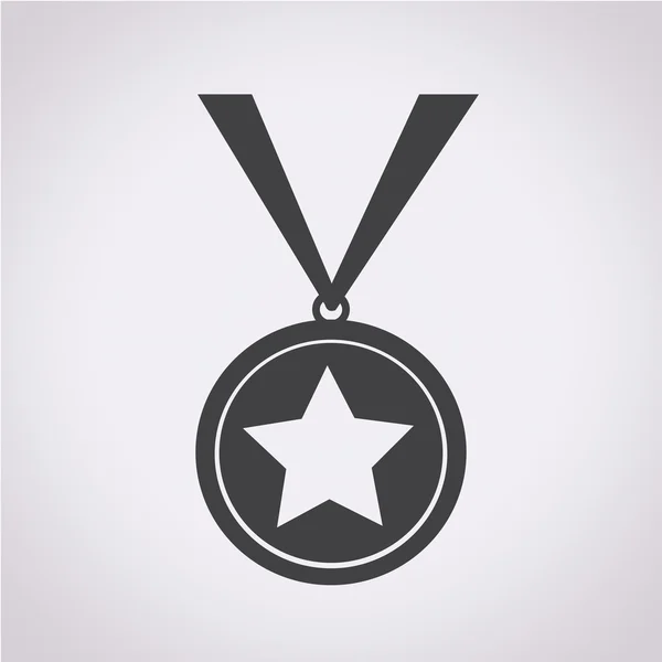 Madalya ikon vektör illüstrasyonu — Stok Vektör