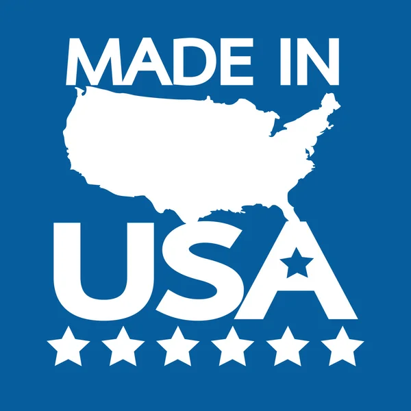 Made in Usa illusztráció — Stock Vector