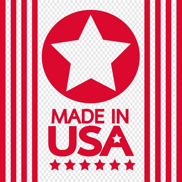 Made in Usa illusztráció — Stock Vector