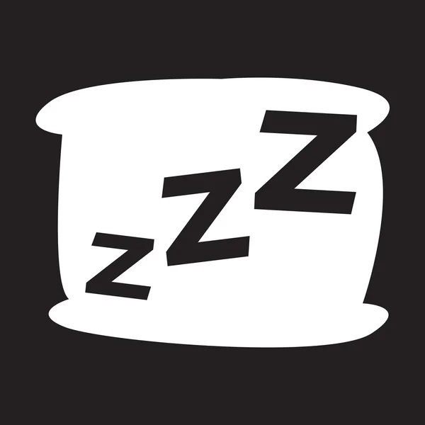 Disegno dell'icona del sonno — Vettoriale Stock