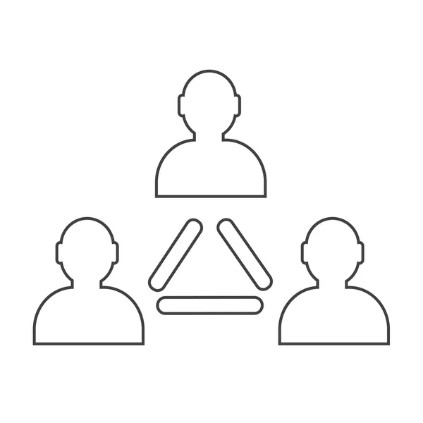 Icono de usuario, recursos humanos y diseño de persona de negocios — Vector de stock