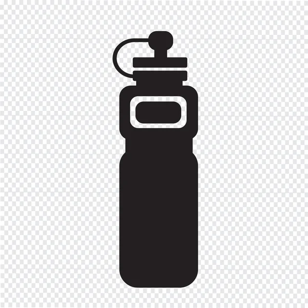 Ícone de garrafa de água esporte — Vetor de Stock