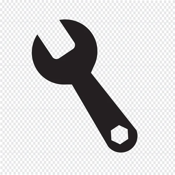 Ikona narzędzia kluczowego — Wektor stockowy