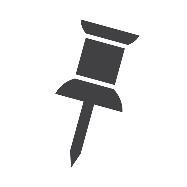 Punaise pictogram illustratie — Stockvector