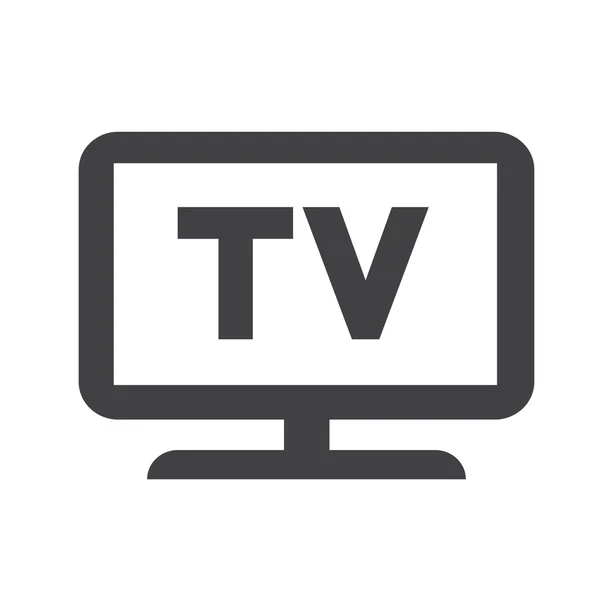 TV pictogram illustratie — Stockvector